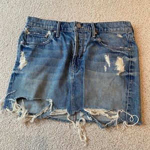 Mother denim Jean skirt